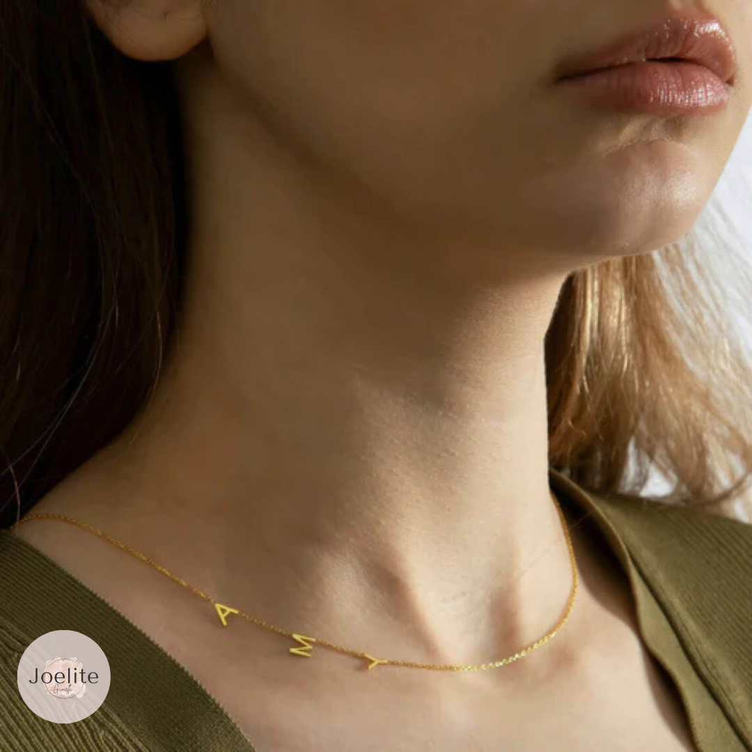 Collana Personalizzata con Lettere | Acciaio Inossidabile