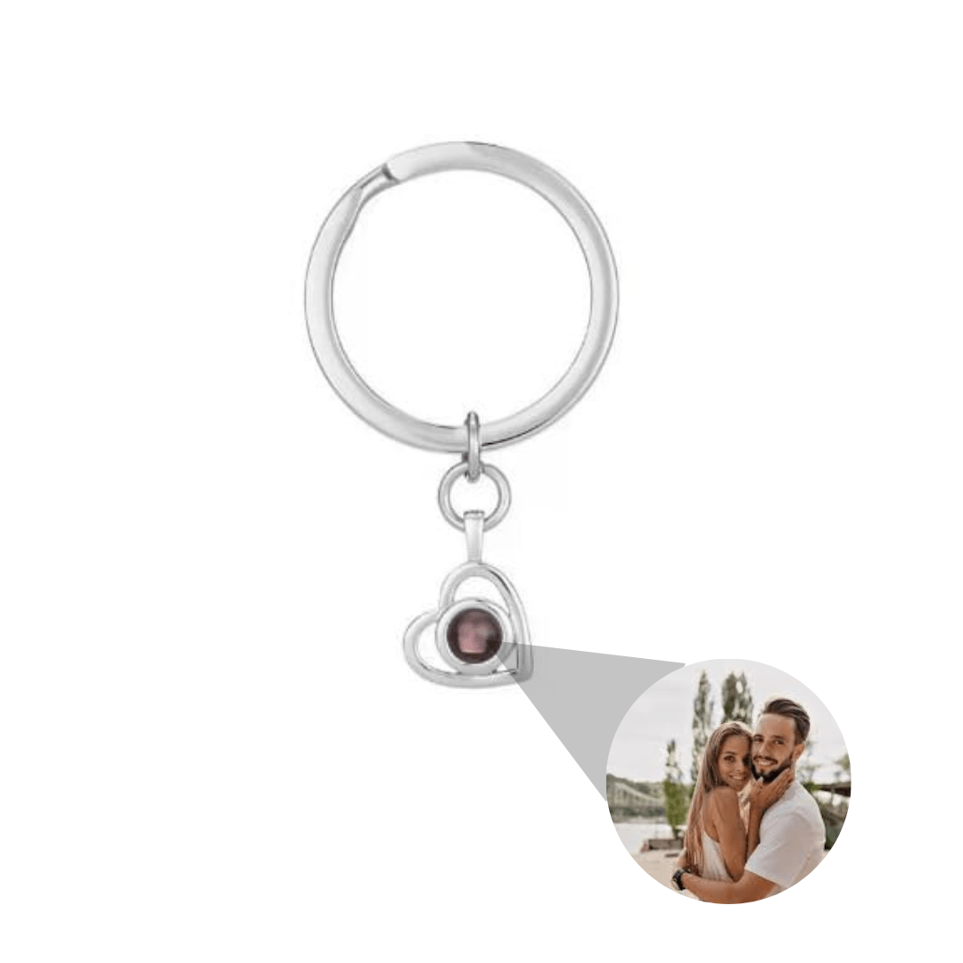 Remember™ Portachiavi Cuore personalizzato con foto - Joelite Gioielli