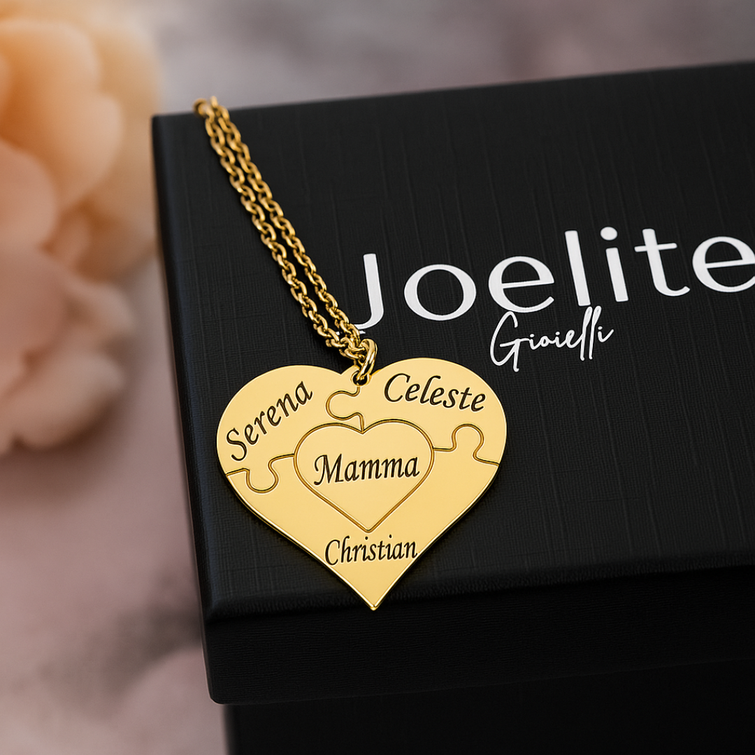 Collana Pezzi del Mio Cuore | Acciaio Inossidabile