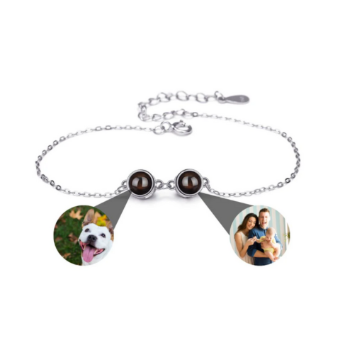 Remember Bracciale Double in Acciaio personalizzato con foto