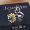 Remember - Anello Girasole personalizzato con foto | Argento 925S | Regolabile