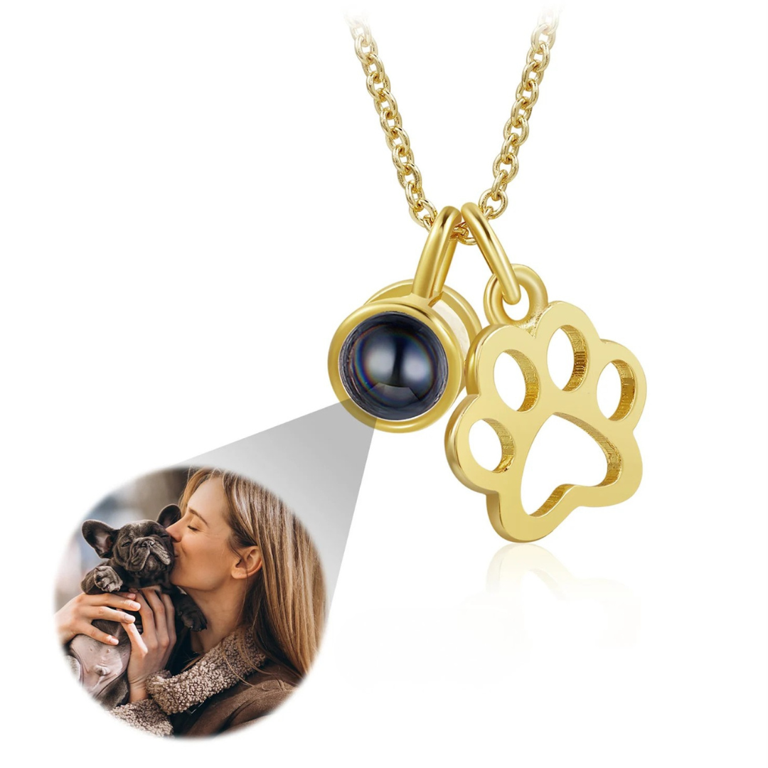 Remember™ Collana con Zampa personalizzata con foto | Acciaio Inossidabile