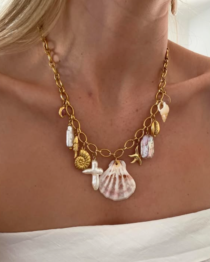 Cetara - Collana con Charms - Acciaio Inossidabile
