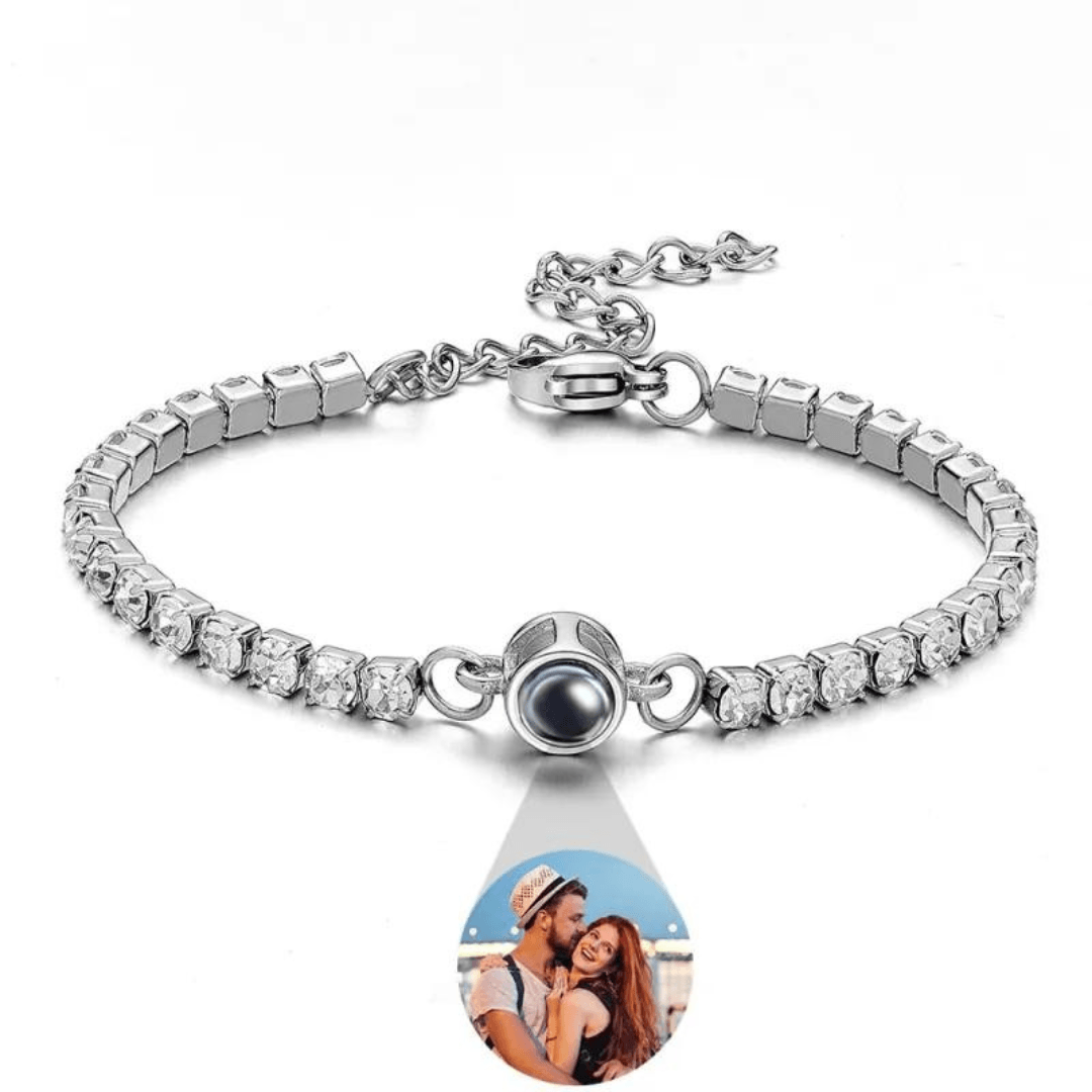 Remember™ Bracciale Tennis personalizzato con foto - Joelite Gioielli