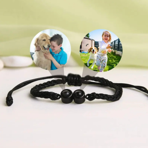 Remember Bracciale Double personalizzato con due foto