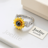 Remember - Anello Girasole personalizzato con foto - Regolabile