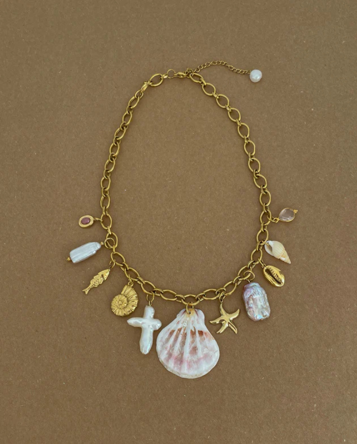 Cetara - Collana con Charms - Acciaio Inossidabile
