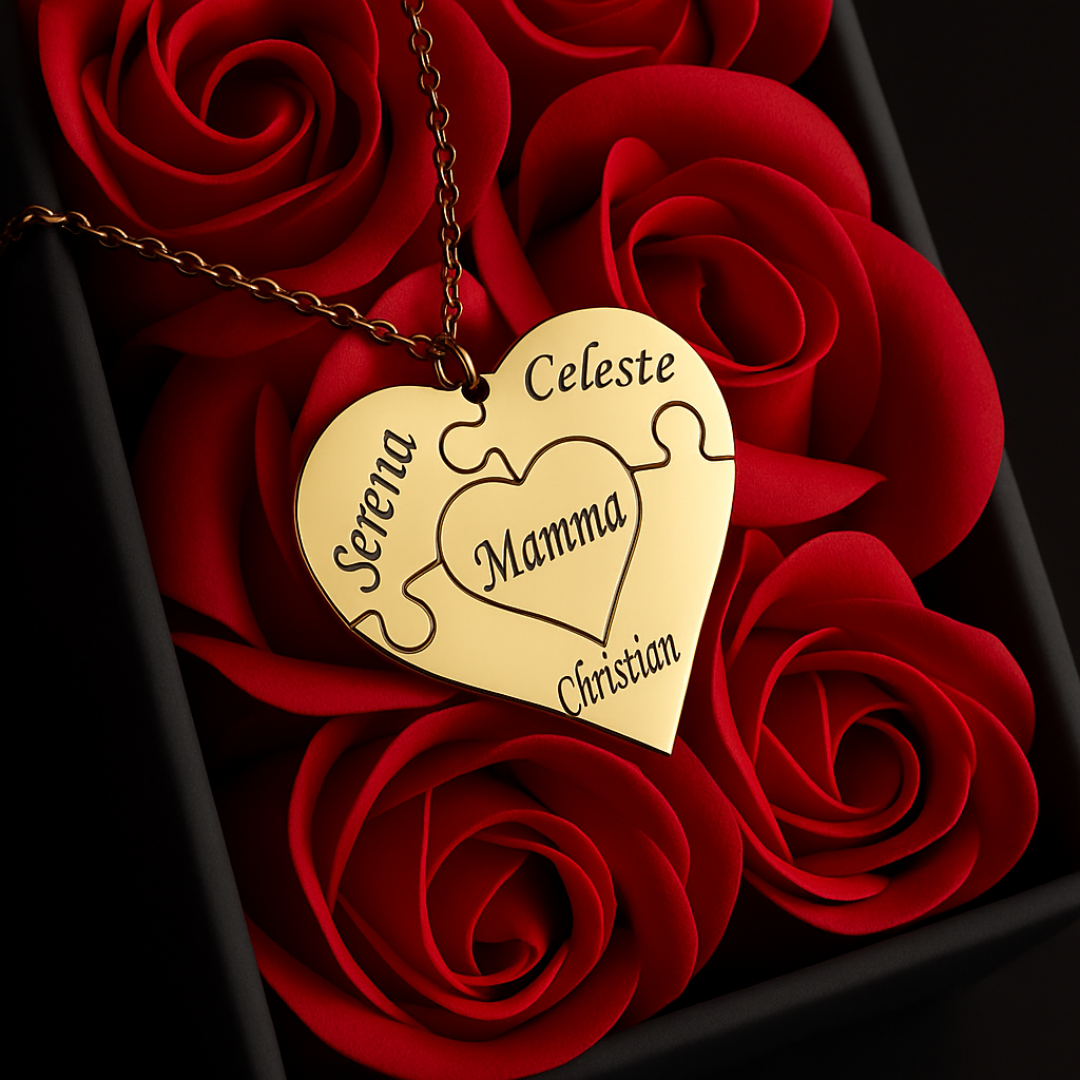 Collana Pezzi del Mio Cuore | Acciaio Inossidabile