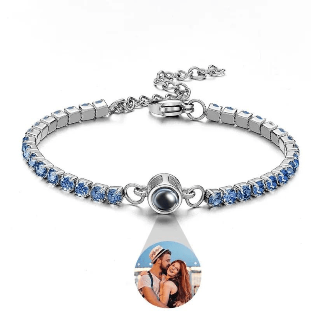 Remember™ Bracciale Tennis personalizzato con foto - Joelite Gioielli