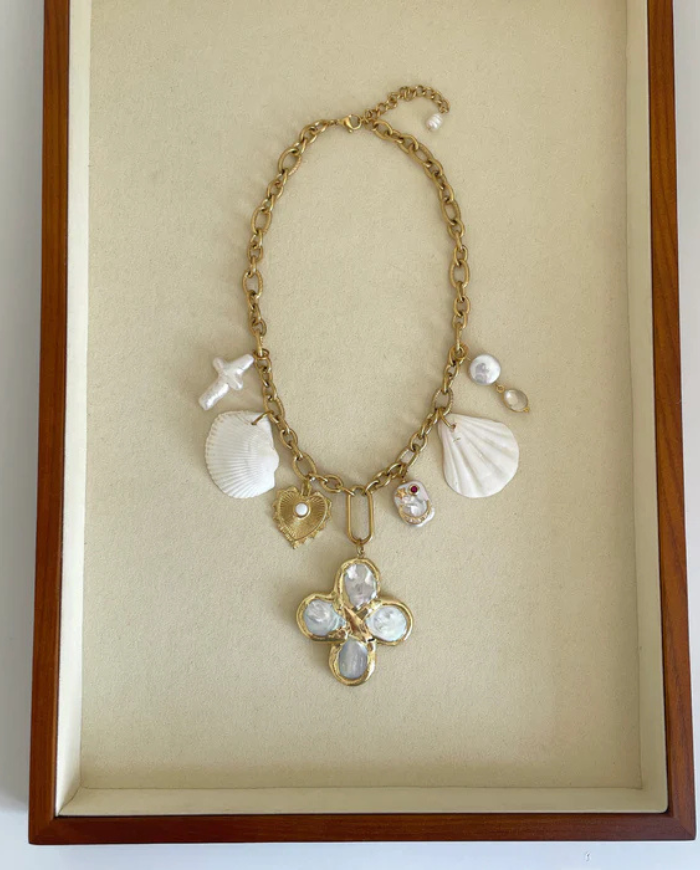 Maiori - Collana con charms - Acciaio Inossiabile