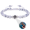 Remember Bracciale con pietre personalizzato con foto