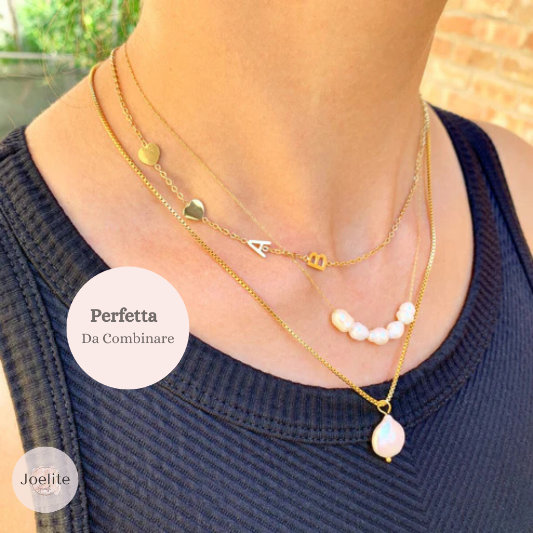 Collana Personalizzata con Lettere | Acciaio Inossidabile