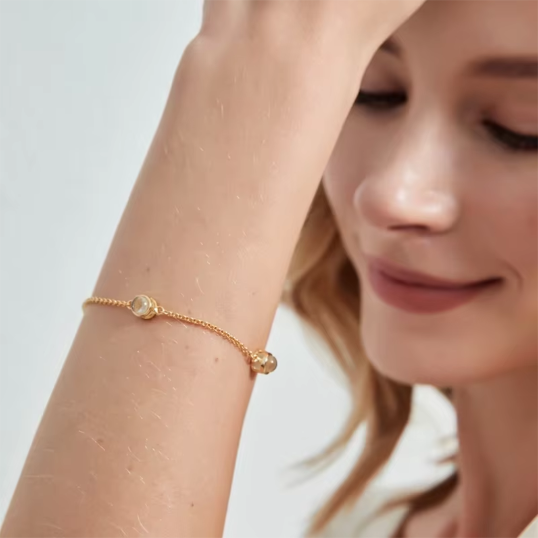 Remember™ Bracciale Triplo personalizzato con foto | Acciaio Inossidabile