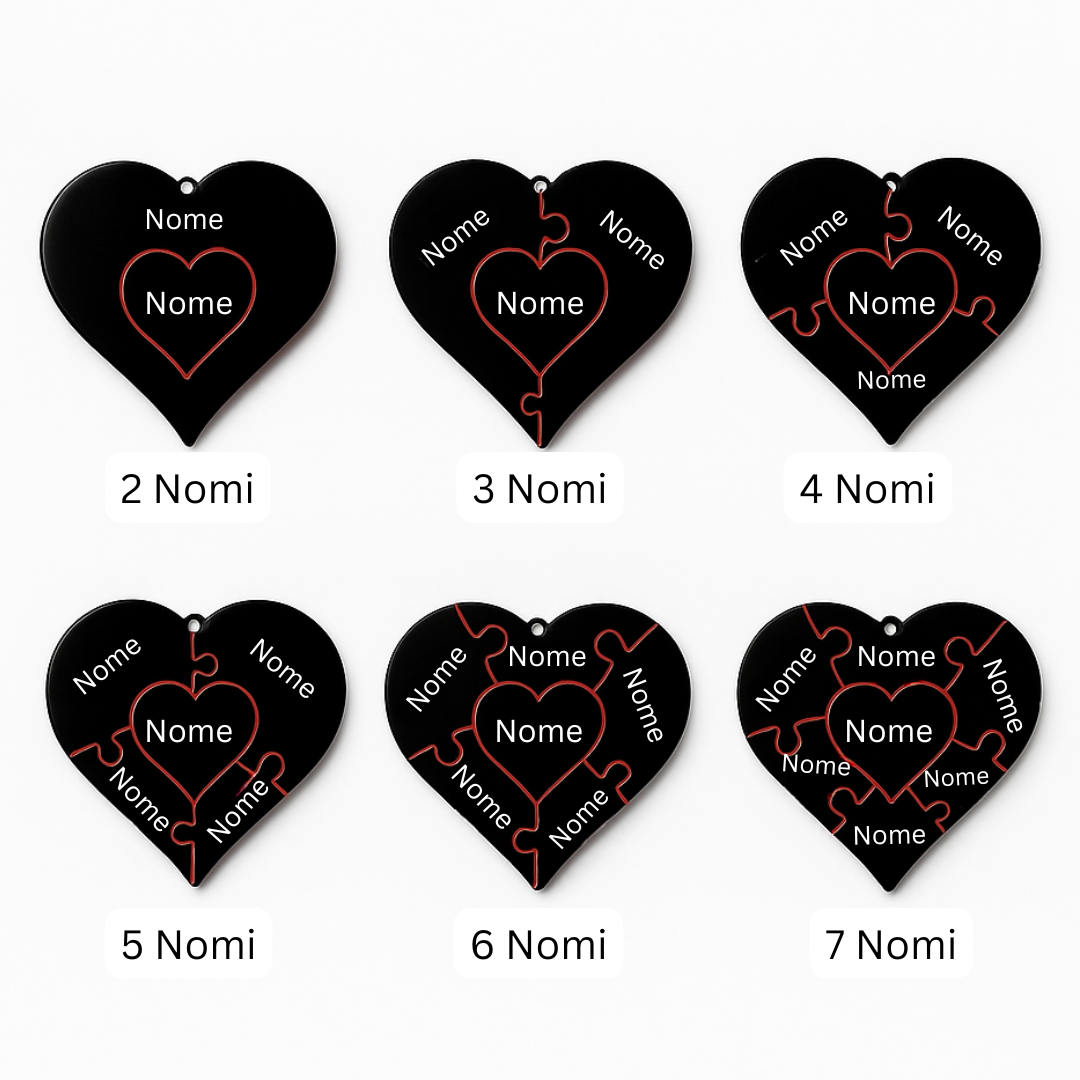 Collana Pezzi del Mio Cuore | Acciaio Inossidabile
