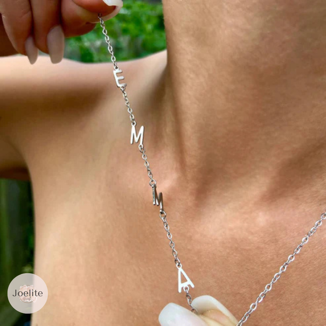 Collana Personalizzata con Lettere | Acciaio Inossidabile