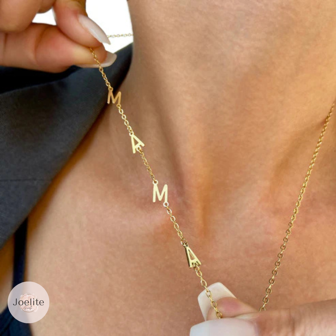 Collana Personalizzata con Lettere | Acciaio Inossidabile