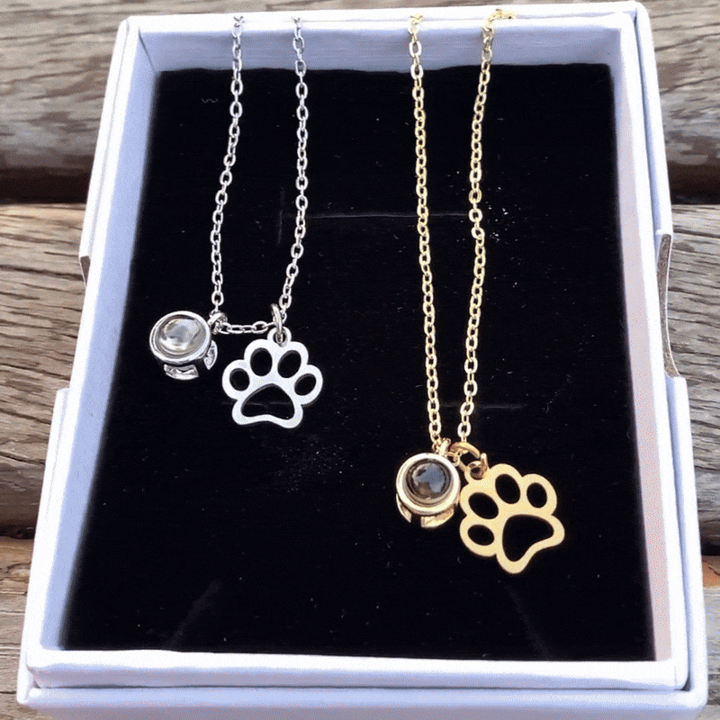 Remember™ Collana personalizzata con foto e lettera | Acciaio Inossidabile